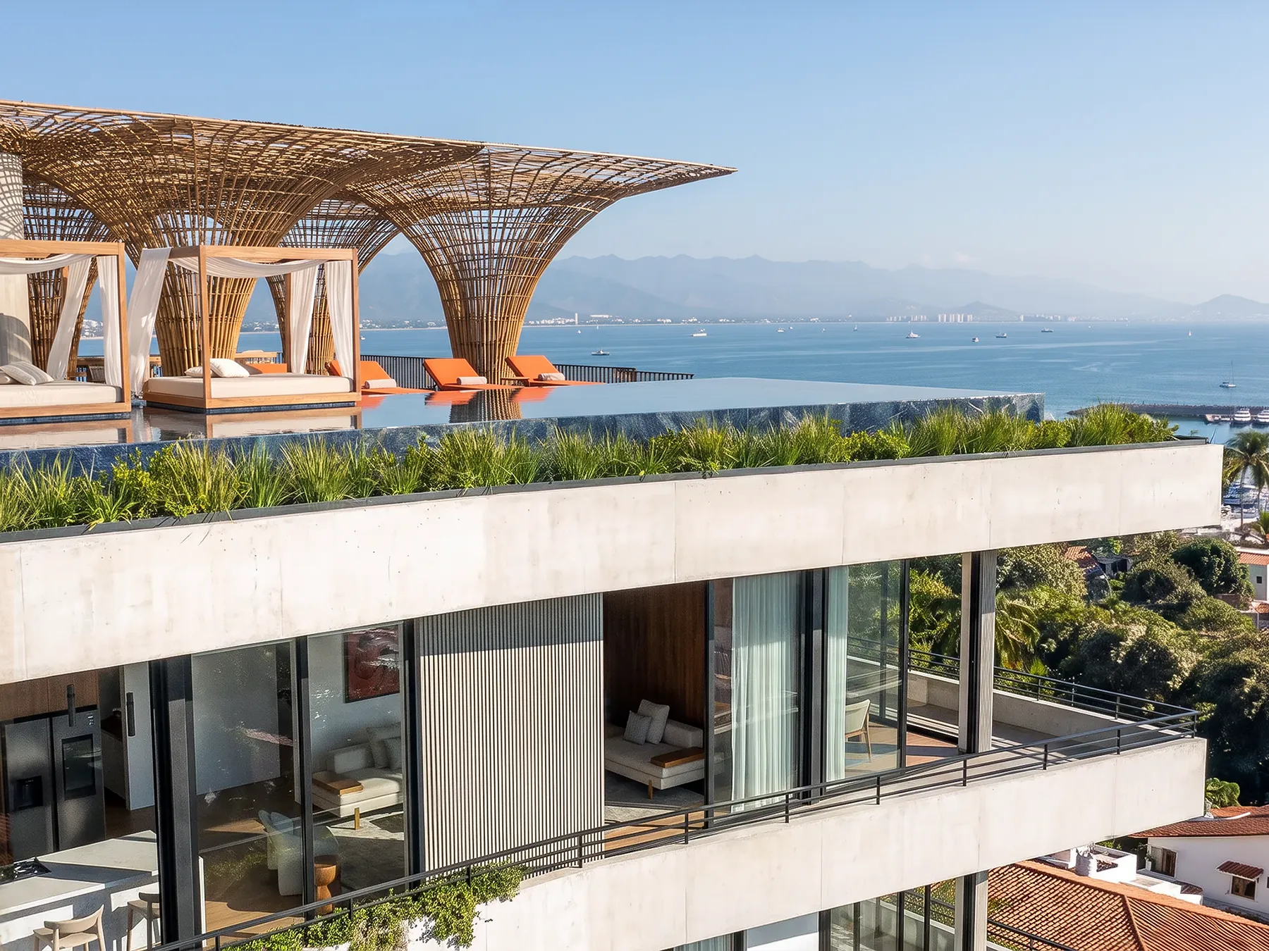 Torre Blue Bay — desarrollo residencial en La Cruz de Huanacaxtle, Nayarit, por WaterMelon Arch Studio.