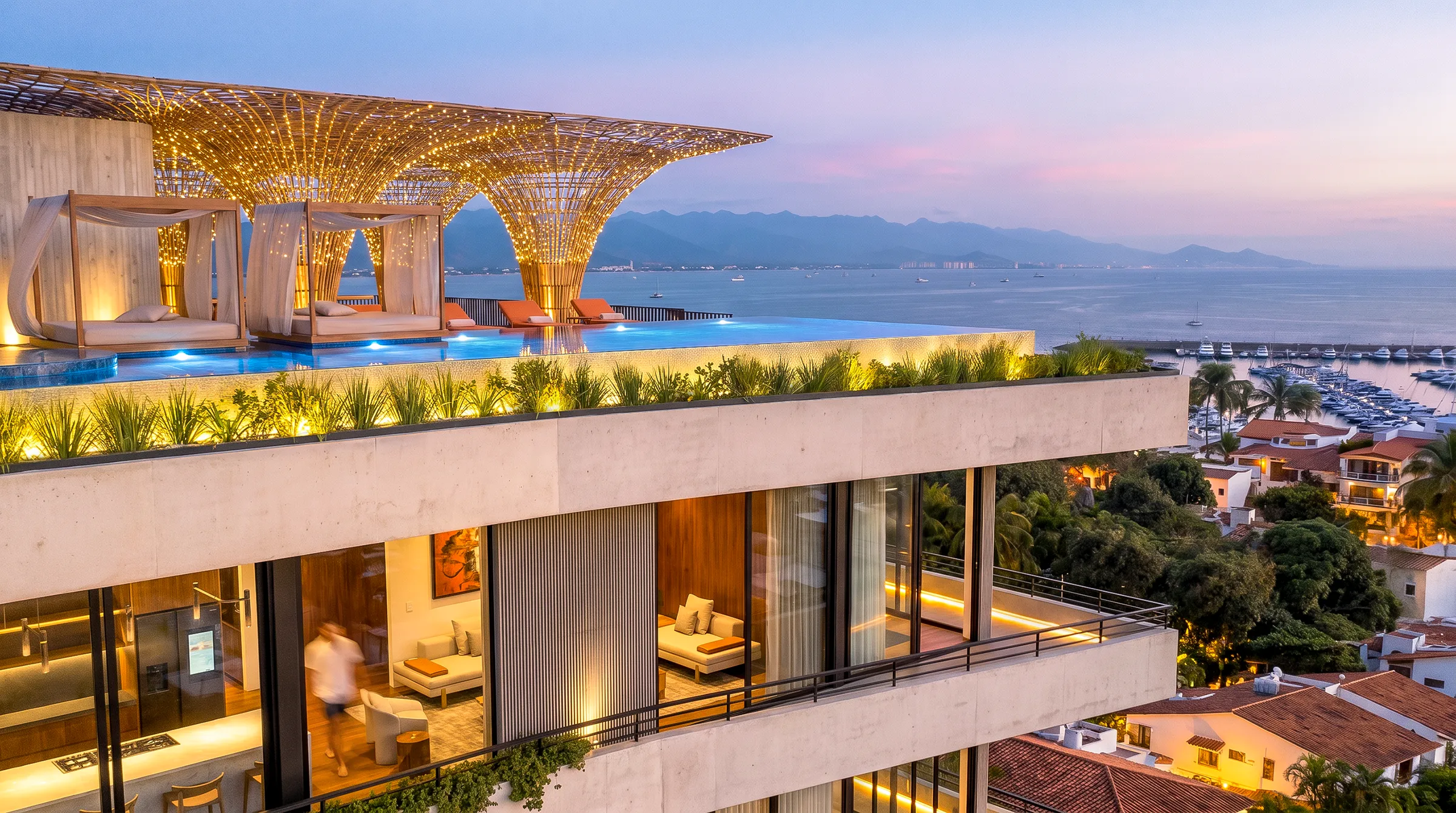 Torre Blue Bay — proyecto de desarrollo residencial de WaterMelon Arch en La Cruz de Huanacaxtle, Bahía de Banderas.