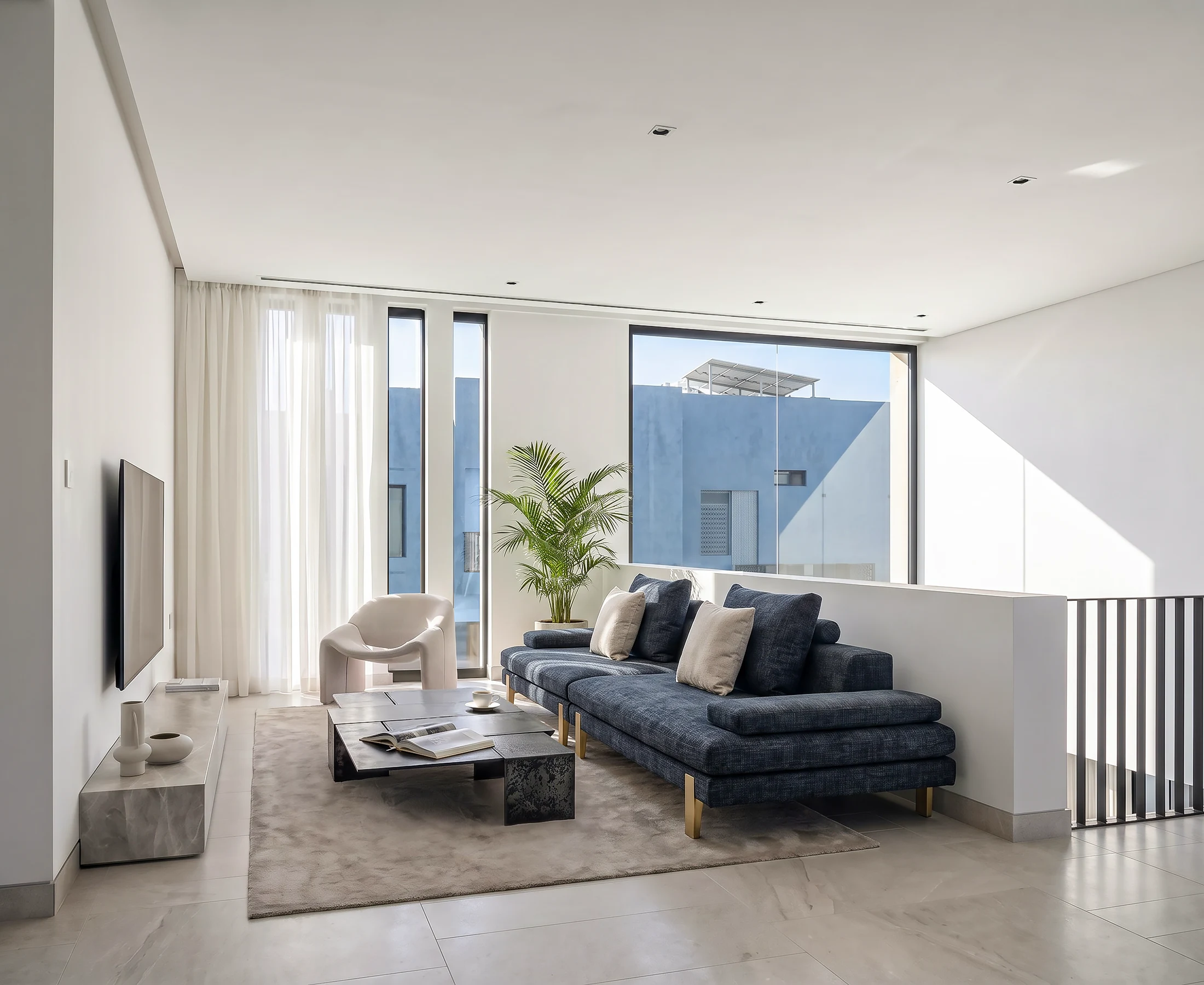 Cajititlán upper-floor living room