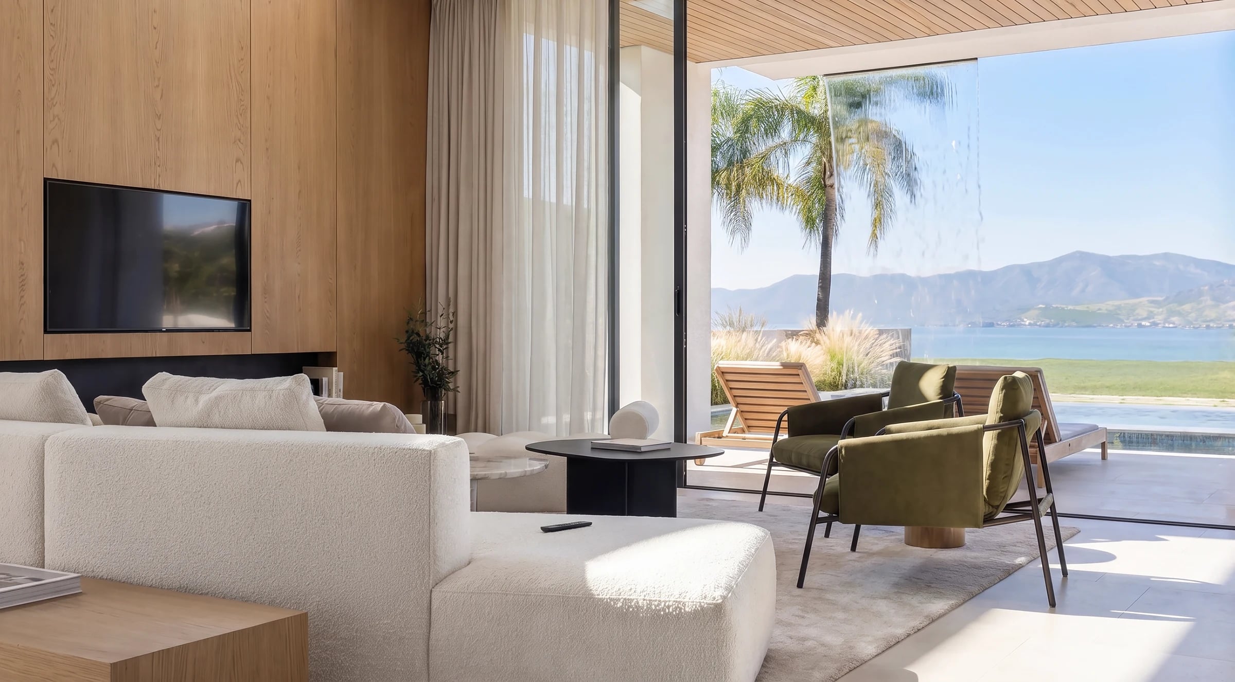 Cajititlán — three-level lakeside house in Jalisco developed in response to the conditions of the site.