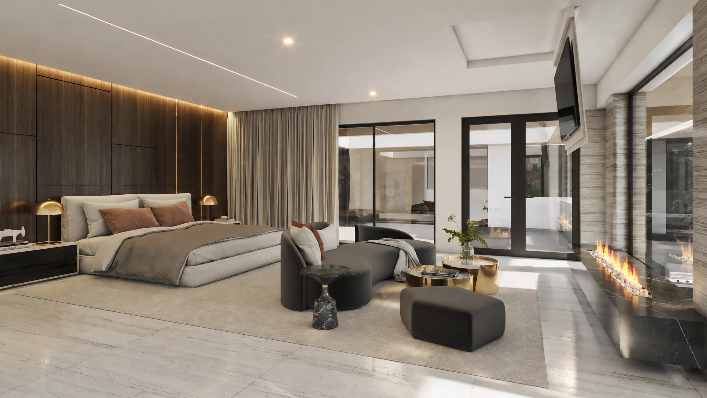 Loma Ancha bedroom interior