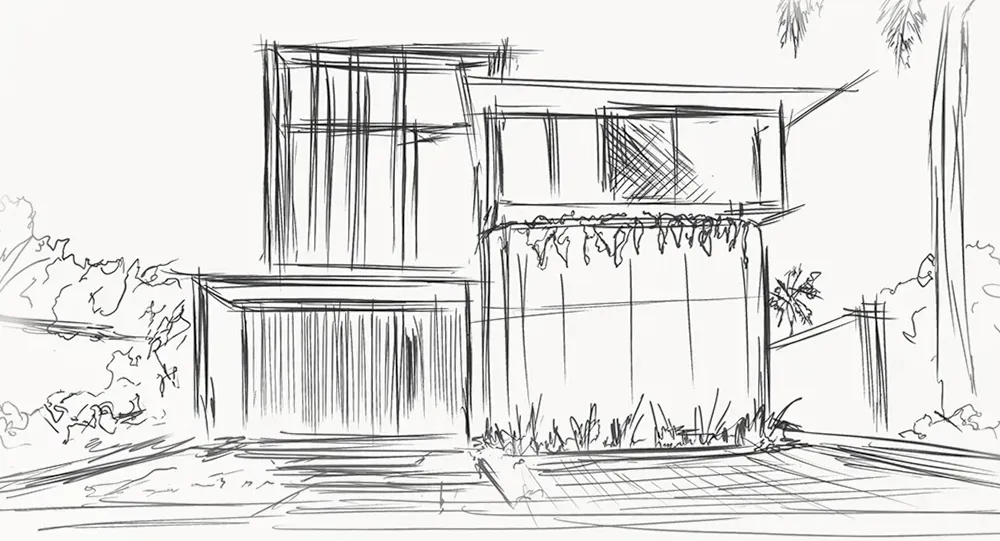 Peñita architectural sketch