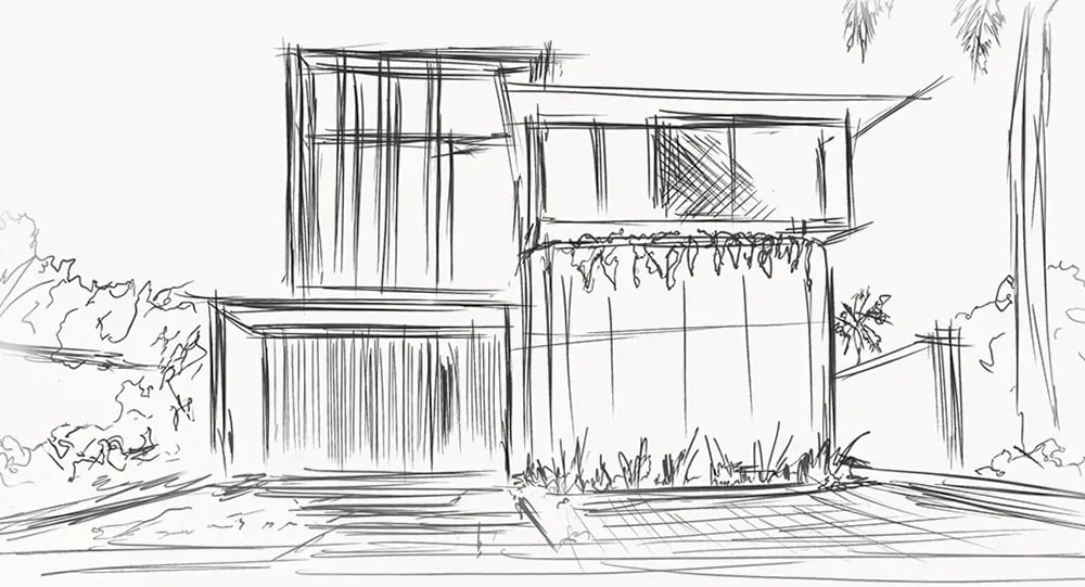 Peñita architectural sketch